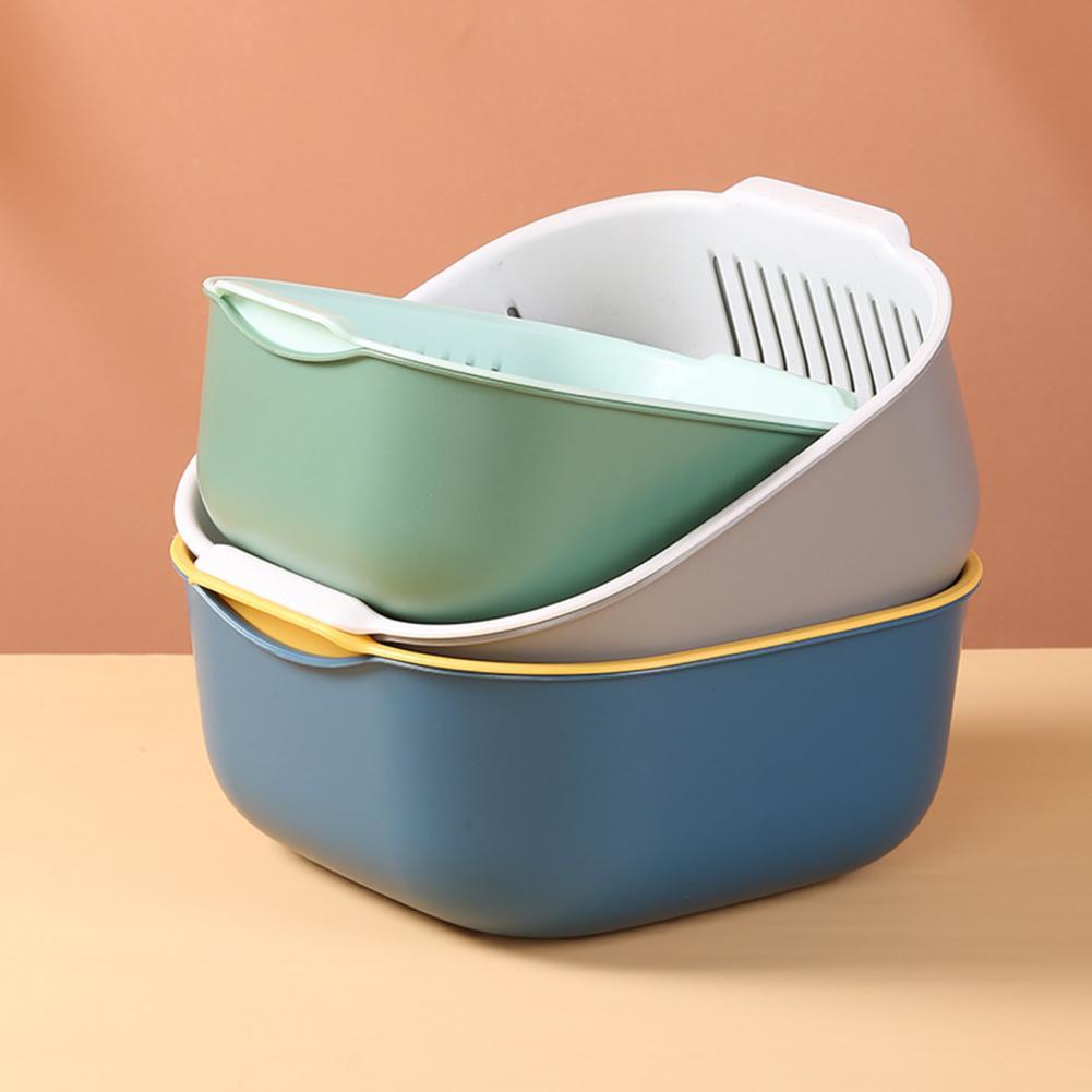 Pp 1 Set Nuttig Handig Gebruik Wassen Zeef Efficiënte Wassen Zeef Kom Hollow Voor Thuis