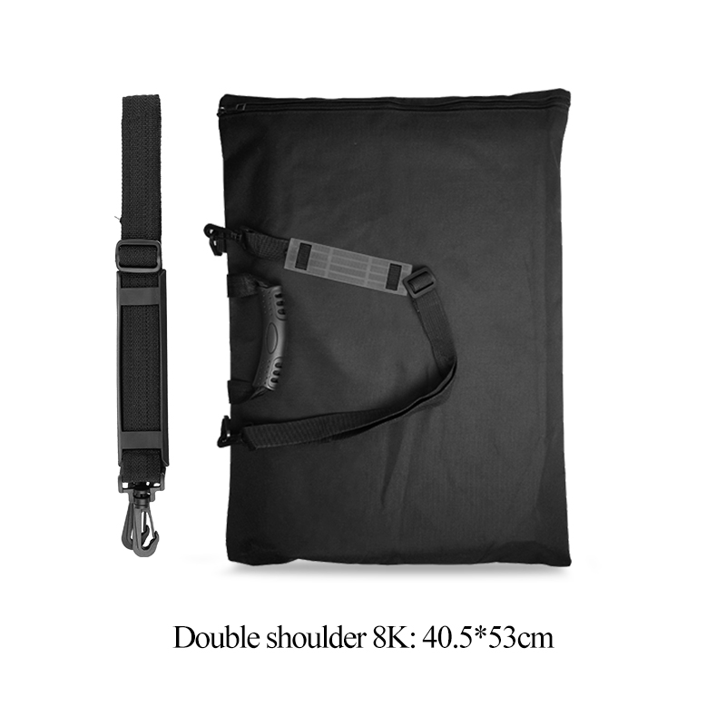 AngelMark-Bolsa para tablero de pintura de tela Oxford, impermeable, de gran capacidad, bolsa de dibujo Simple, conjunto de herramientas de dibujo para artistas y estudiantes: Verde