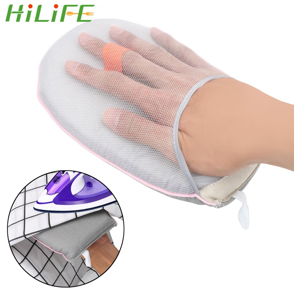 HILIFE – Mini planche à repasser à manches, à main, pressage, gant résistant à la chaleur pour vêtements, cuiseur vapeur, support de Table en fer