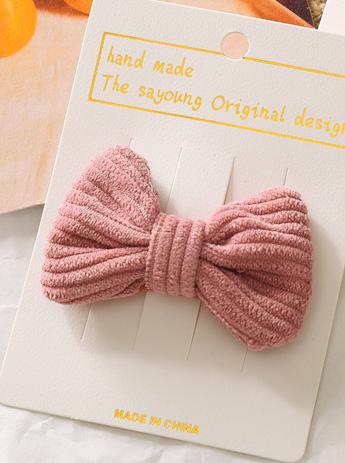 Japanse Koreaanse Kinderen Snoep Kleur Haar Clip Leuke Boog Meisje Baby Knoop Bb Clip Haar Clip Accessoires Haarspelden baby: 5