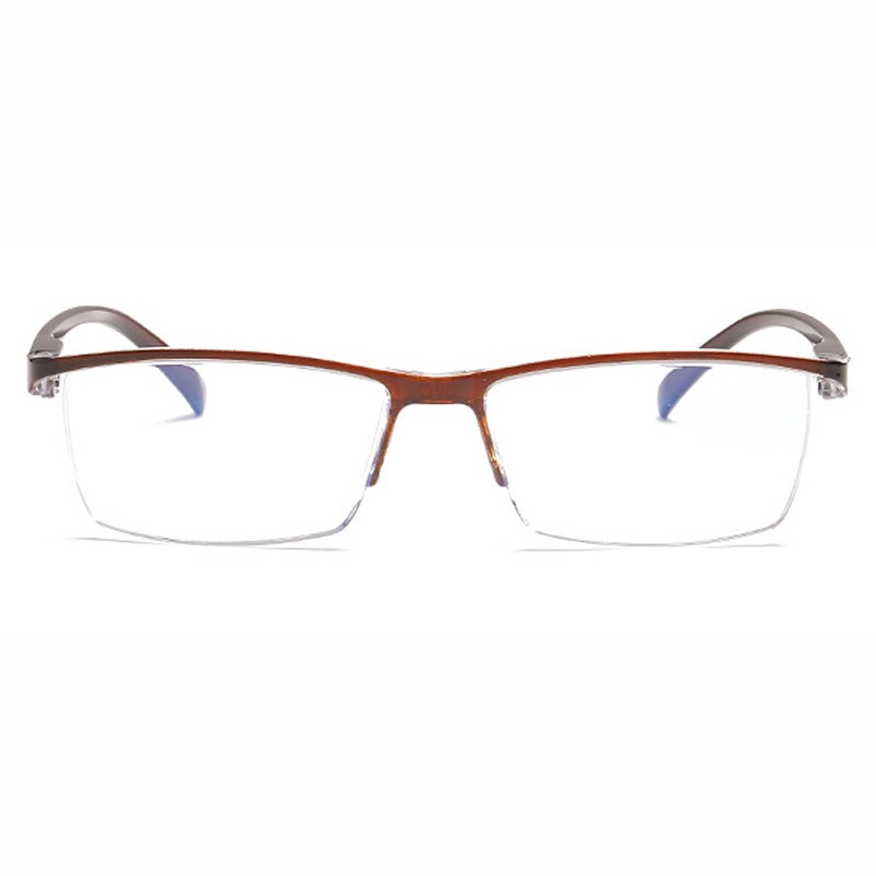 Gafas de lectura bifocales para hombres y mujeres, lentes bifocales de lectura con acabado Anti luz azul, dioptrías + 1,5 2,0 + 2,5 3,0 3,5: +150 / Brown