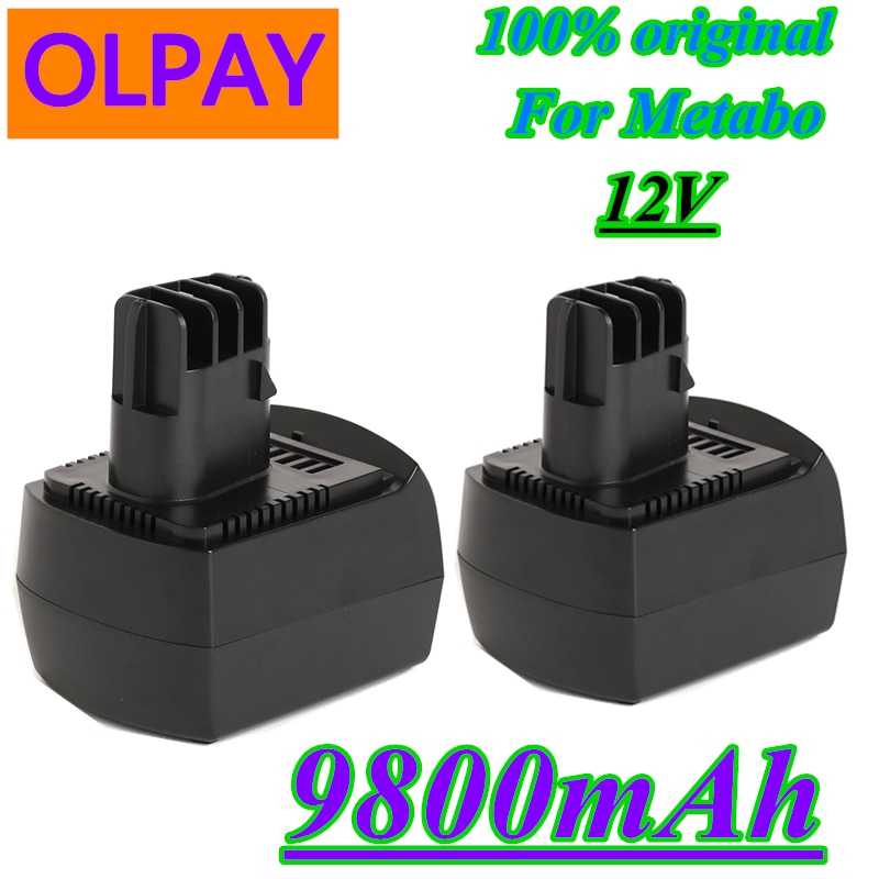 12V 9800mAh Ni-MH Replacement Power Tool Battery for METABO 6.02151.50 BZ12SP BS 12 SP, BSZ 12, BZ 12 SP, SSP 12, ULA96