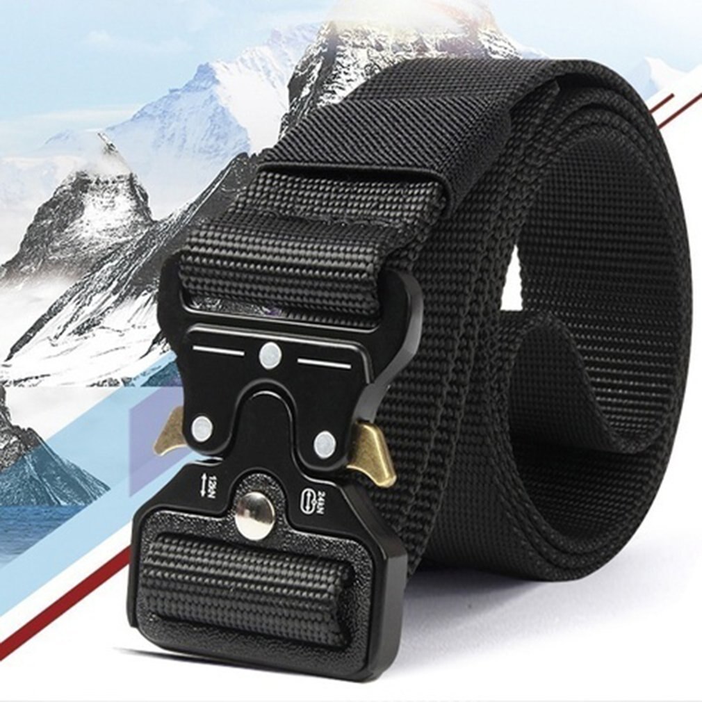 125x 3,8 cm Multi-funktion Armee Grün Gürtel Nylon Schnell trocknend draussen-Männer Sport Schnalle Straße Stil cool für Männer