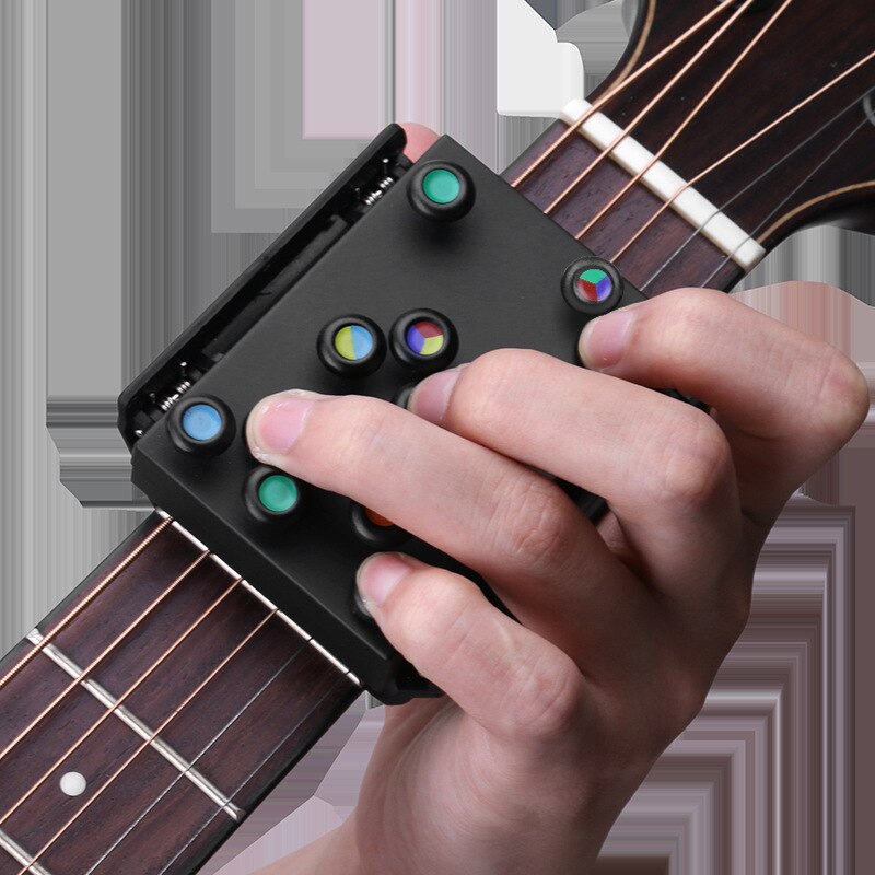 Guitar Learning System Teaching Practice Aid With 21 Chords Guitar Chord Trainer Practice Tools Accessories