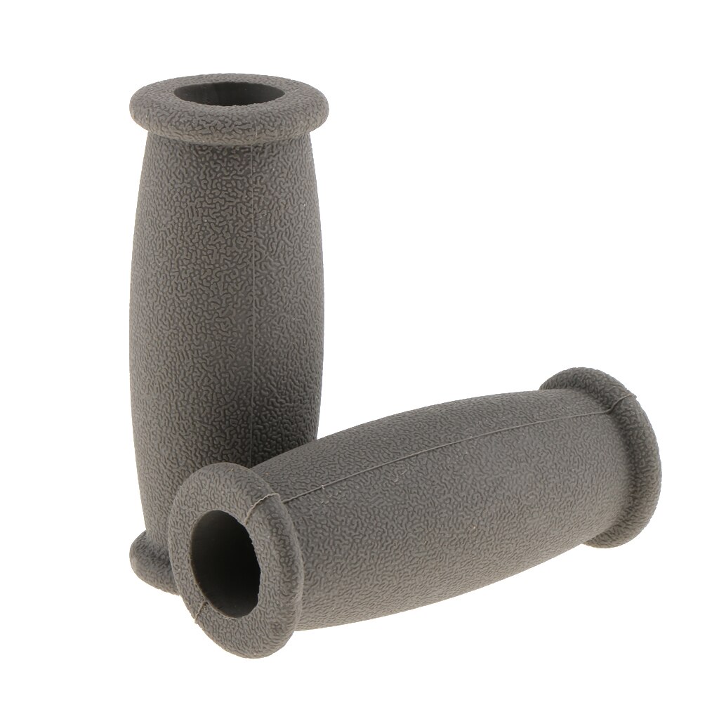 Soft Rubber Crutch Hand Grip Cover Walker Hand Grip Covers Pad Cushion Anti Silp Crutch Handle Pads Mobility Aid Hand Cushion: Gray