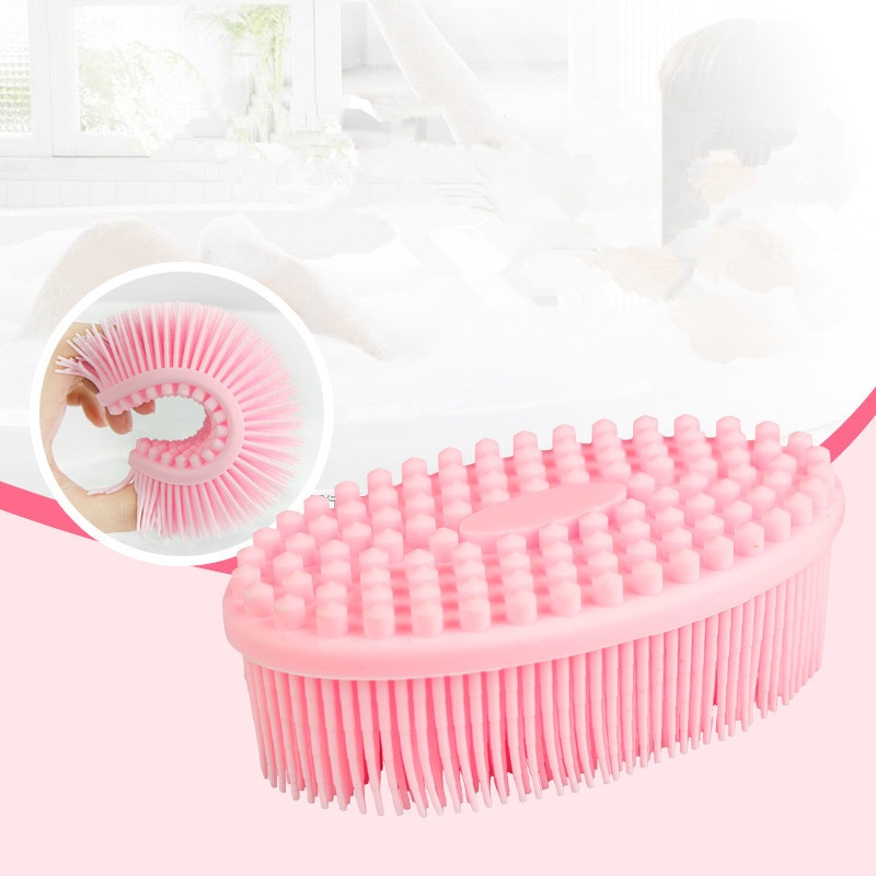 Cepillo de masaje seco de silicona para cuerpo, esponja de baño para cuerpo, anticelulitis, espectáculo de baño, esponja de masaje seco, Bast Wisp