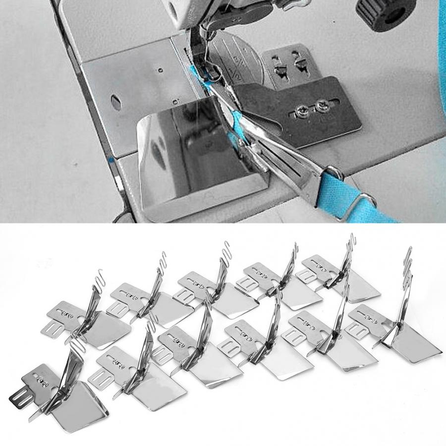 Classeur à bande de fixation à Double plat pour Machine à coudre, liant biaisé à Angle droit