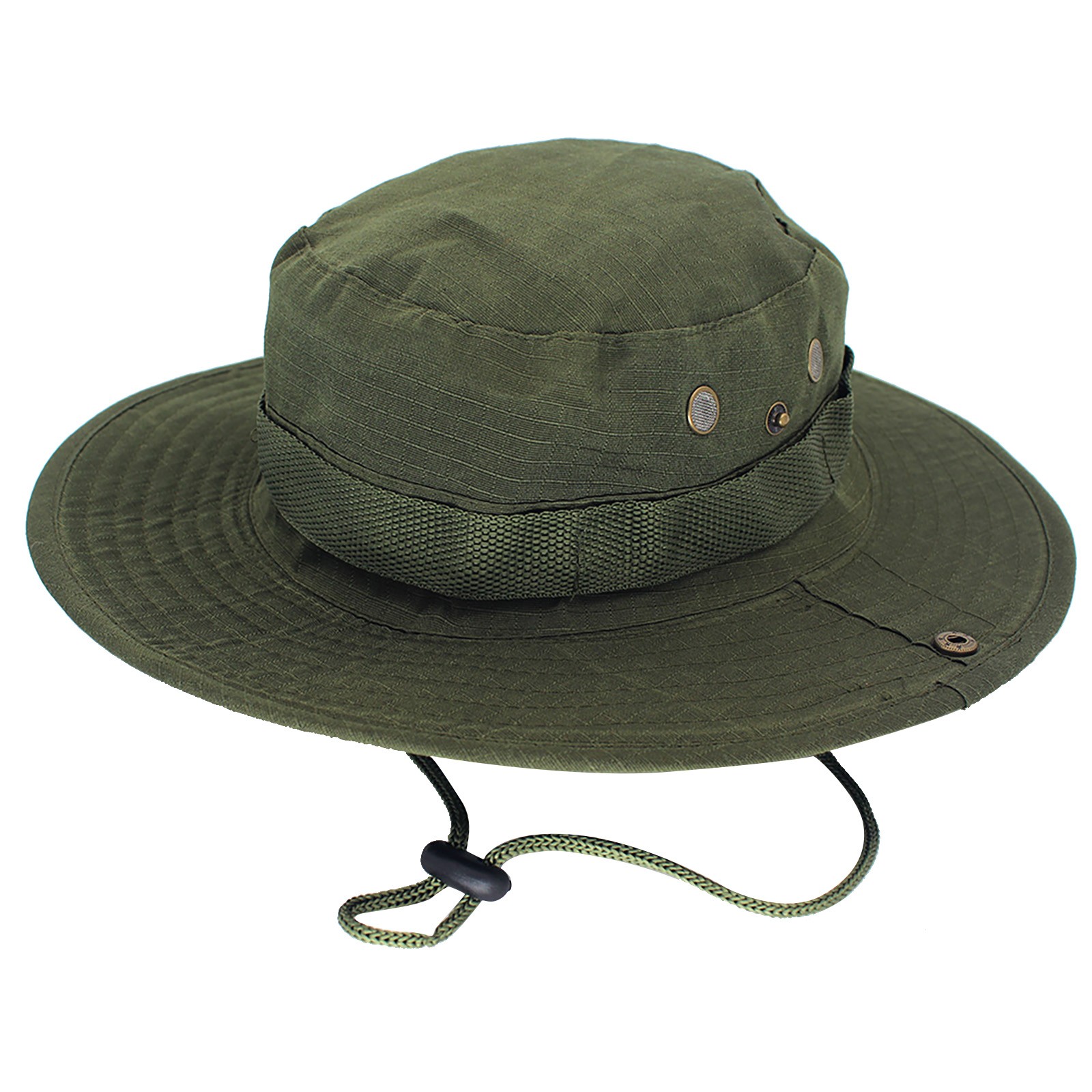 Grand chapeau de soleil avant-toit pour homme, casquette pour homme, , équitation, randonnée, pêche, plein air, , pare-soleil, 7: vert militaire