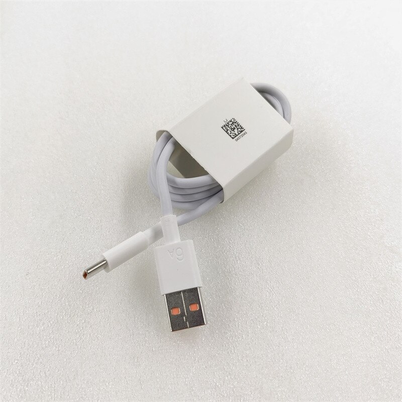 Original Huawei 66w Super Fast Charger 6A USB Type C Cable For Huawei Mate 40 mate30 40 P50 P40 P30 Pro Nova 9 8 Honor 50 SE V40: 6A Cable 1M