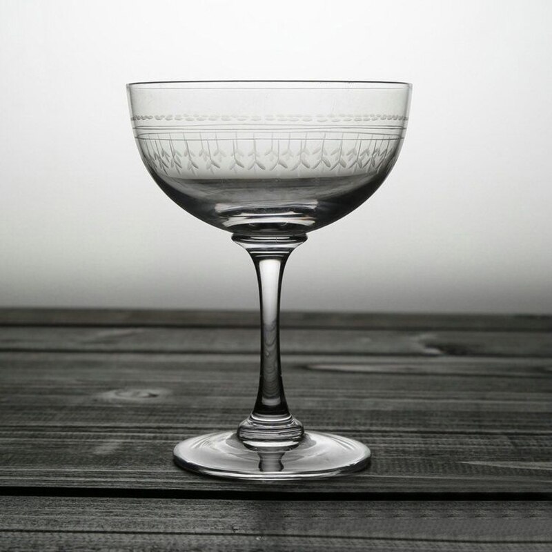 4 stk 150ml japansk stil klassisk gravering cocktailglas sæt  of 4