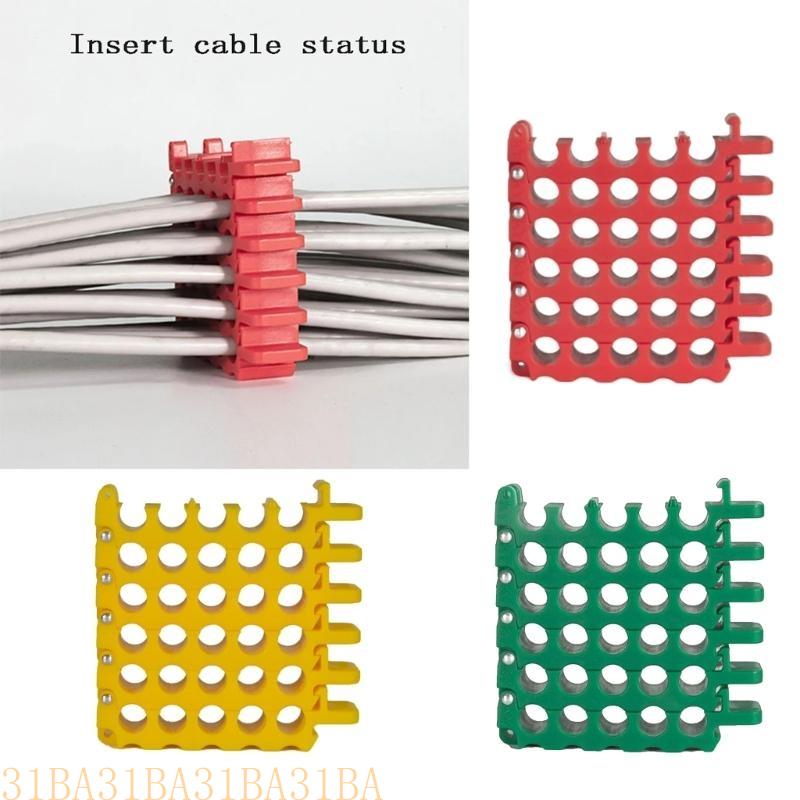 652F Cable Organizing Tool Networks Cable Bundle Wire Combs Cat5 Cat6 Cat7 Wire Manage for Data Center Servers Room Machine Room
