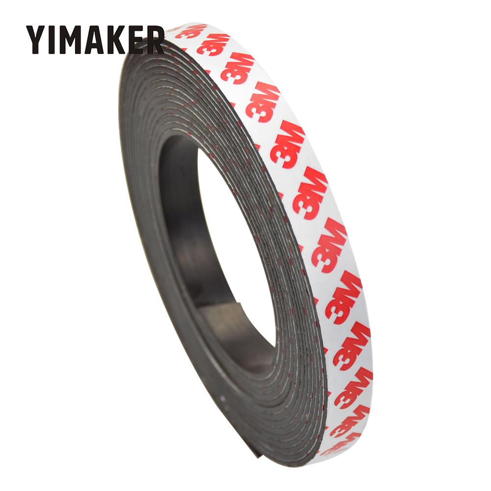 Yimaker 1M 15*2Mm Sterke Magnetische Streep Magneten Neodymium Rubber Zachte Magneet Tape Sheet Materiaal