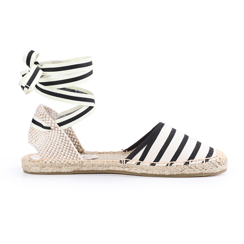 Tienda Soludos Espadrilles Shoes Summer Women's Strappy Off-duty Days Outsole Women Flats Gladiator Gingham Ankle Strap