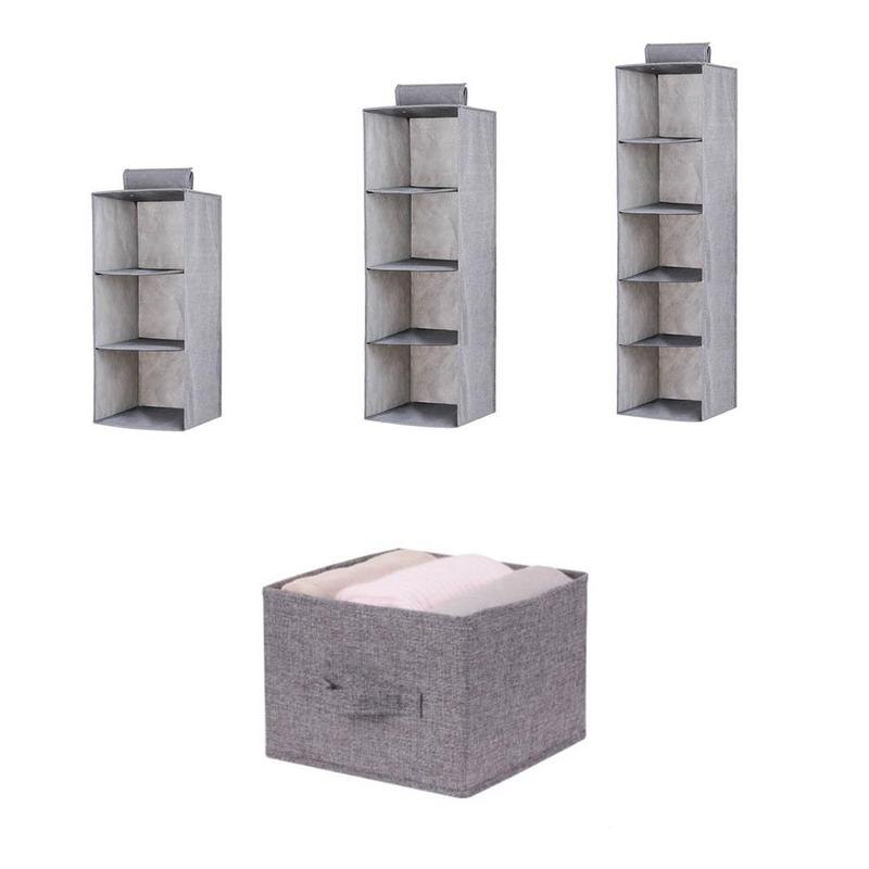 Estantes de cajón de , organizador de armario colgante para dormitorio, ropa, zapatos, caja de almacenamiento F0F5