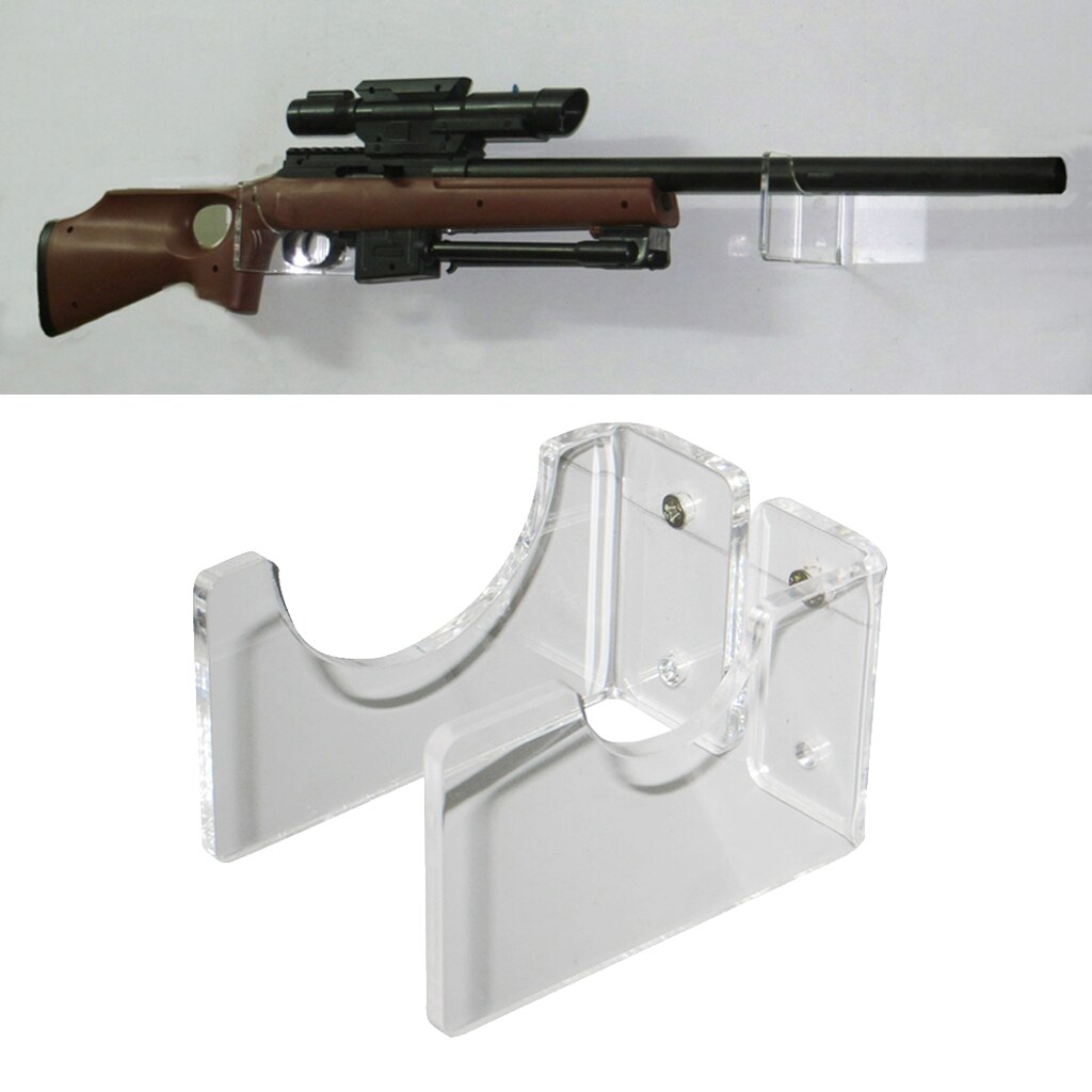 Porte-fusil de combat en acrylique transparent, support de pistolet, présentoir mural
