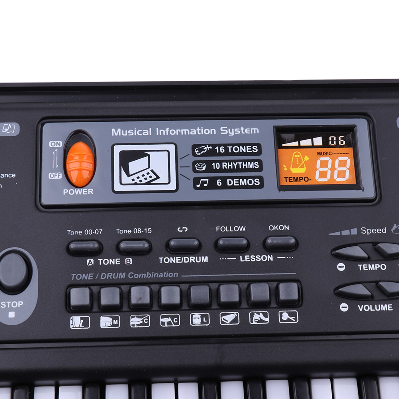 Piano Keyboard 61 Key Electronic Keyboard USB Powered for Beginner