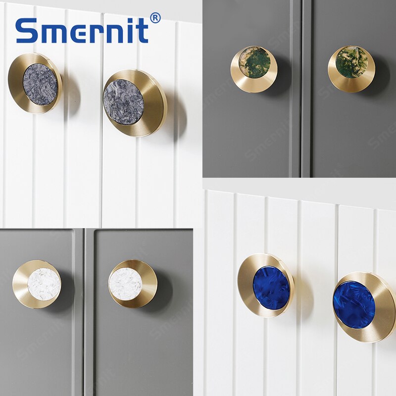 Brass Door Handles Stylish Modern Kitchen Cabinet Handle Simple Hooking Door Handle for Wardrobe Dresser