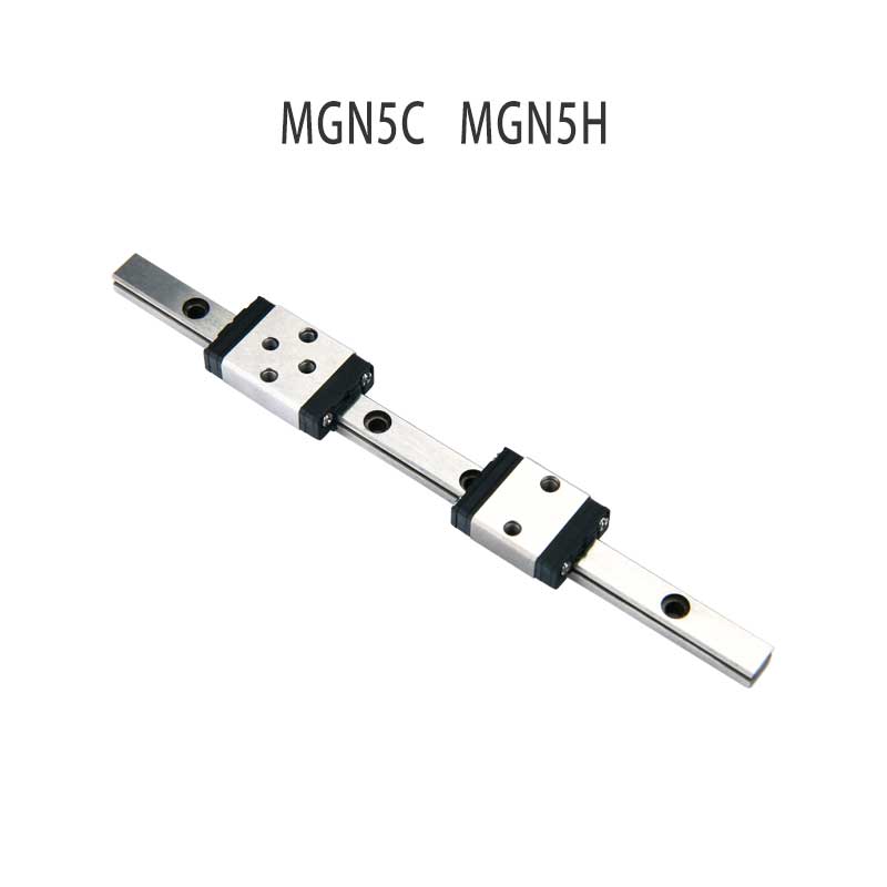 KGT-impresora 3D MGN5C MGN5H L, 34mm, 44mm, 50mm, 100, deslizamiento de riel lineal en miniatura, MGN guía lineal, carro MGN, 1 ud.