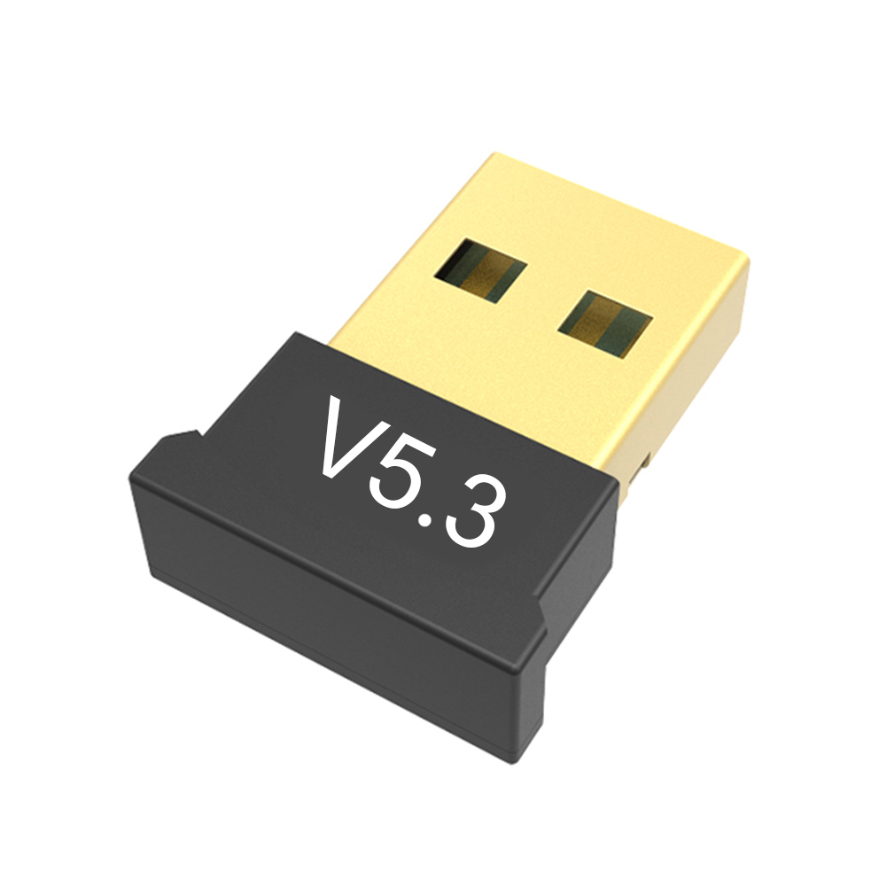 USB Bluetooth-Compatible 5.3 Adapter Support Windows 11/10/8.1 BT Audio Transmitter Wireless Adapter for Desktop PC Laptop