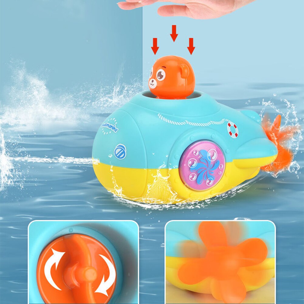 Pulverizador de baño con forma de dibujo de pingüino, ducha de bebé, de flotabilidad, bonito caño de nube