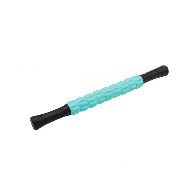 9 Spiky Yoga Massage Stok Punt Stok Pilates Spier Fysiotherapie Verlichten Massage Tool Fitnessapparatuur Yoga Roller: green