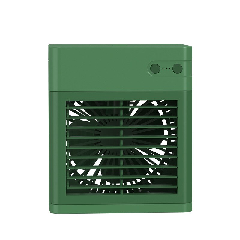 Portable Air Conditioner Cooler Fan with Adjustable Air Outlet and Three-speed Wide-angle Air Outlet and Fast Cooling Function: green