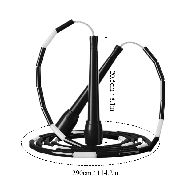 280cm Perlen Springseil verstellbar Profisport Springseil Kinder Anfänger elastische Übung tragbare Cardio-Ausrüstung