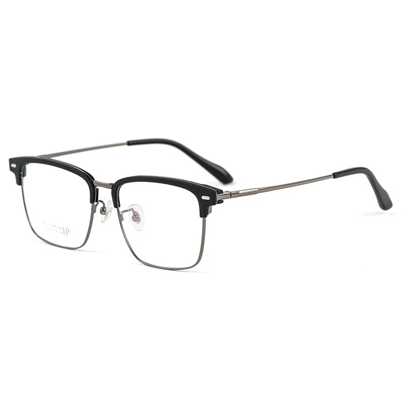Montura de gafas de titanio puro para hombre, gafas graduadas de , a la , estilo de negocios, 2319BJ