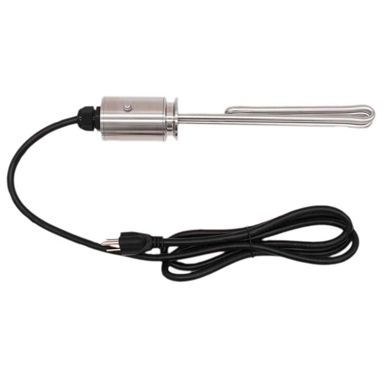 Complete 1.5"Tri-Clamp Heating Element 120v/1650w 6ft Power Cord NEMA 5-15P 14AWG 15A UL Certified Electric Homebrew