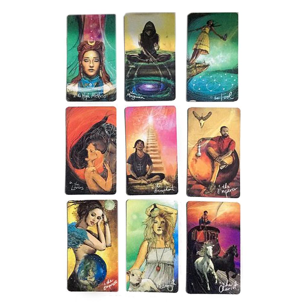 78-Kaart Licht Ziener 'S Tarot Dek E-Guidebook Kaarten Board Waarzeggerij Lezen Romantiek Angels Oracle Tarot Kaarten entertainment