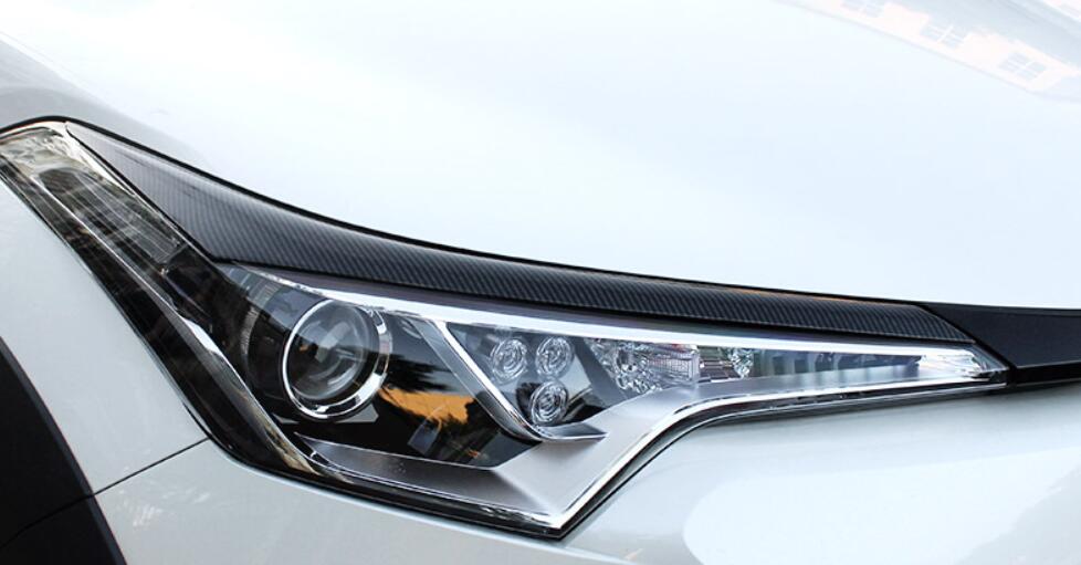 Für Toyota C-HR CHR ABS Auto Scheinwerfer rahmen licht augenbraue abdeckung trimmen Chrom Styling Außen Zubehör: 2