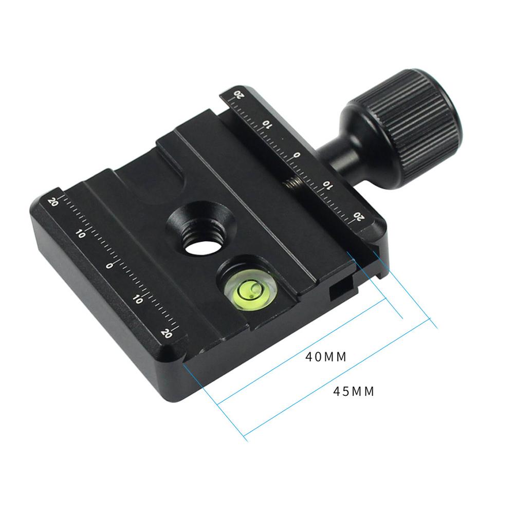 SLR Quick Release Plate Mount Clamp Adapter Kit with Level for Arca Swiss DSLR Cameras Tripod Ball Head Clip QR Board Bracket: QR50 Clamp
