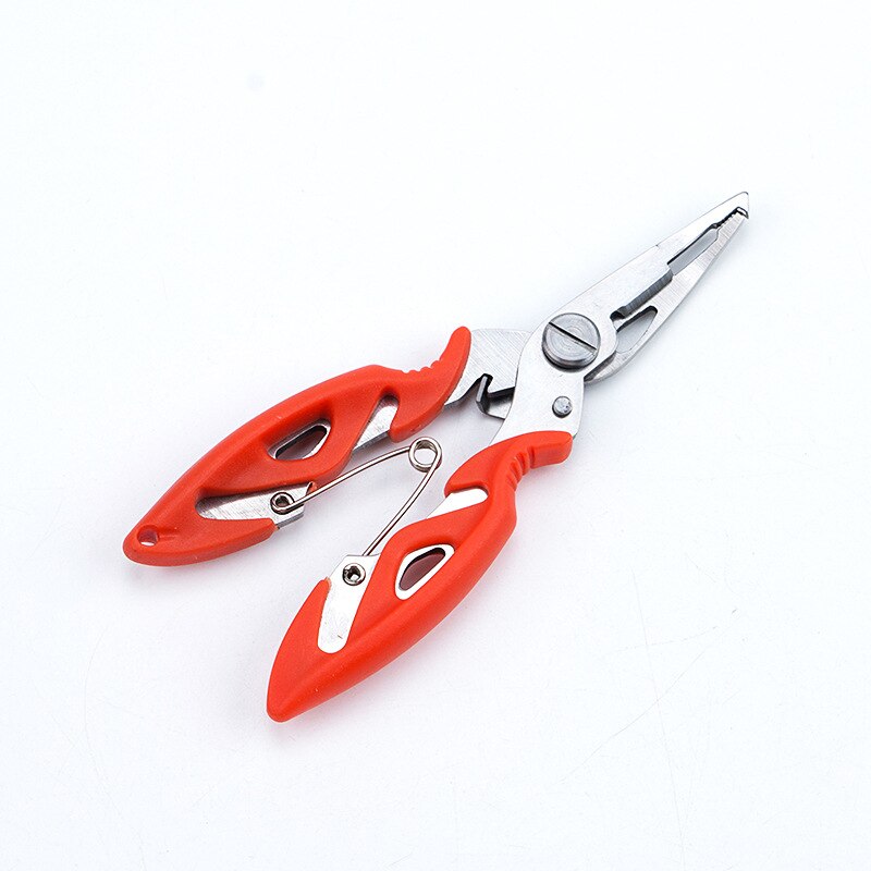 12Cm Multifunctionele Vissen Tang Schaar Line Cutter Hook Gereedschappen Vis Gebruik Tang Schaar 3 Kleuren Accessoires: orang