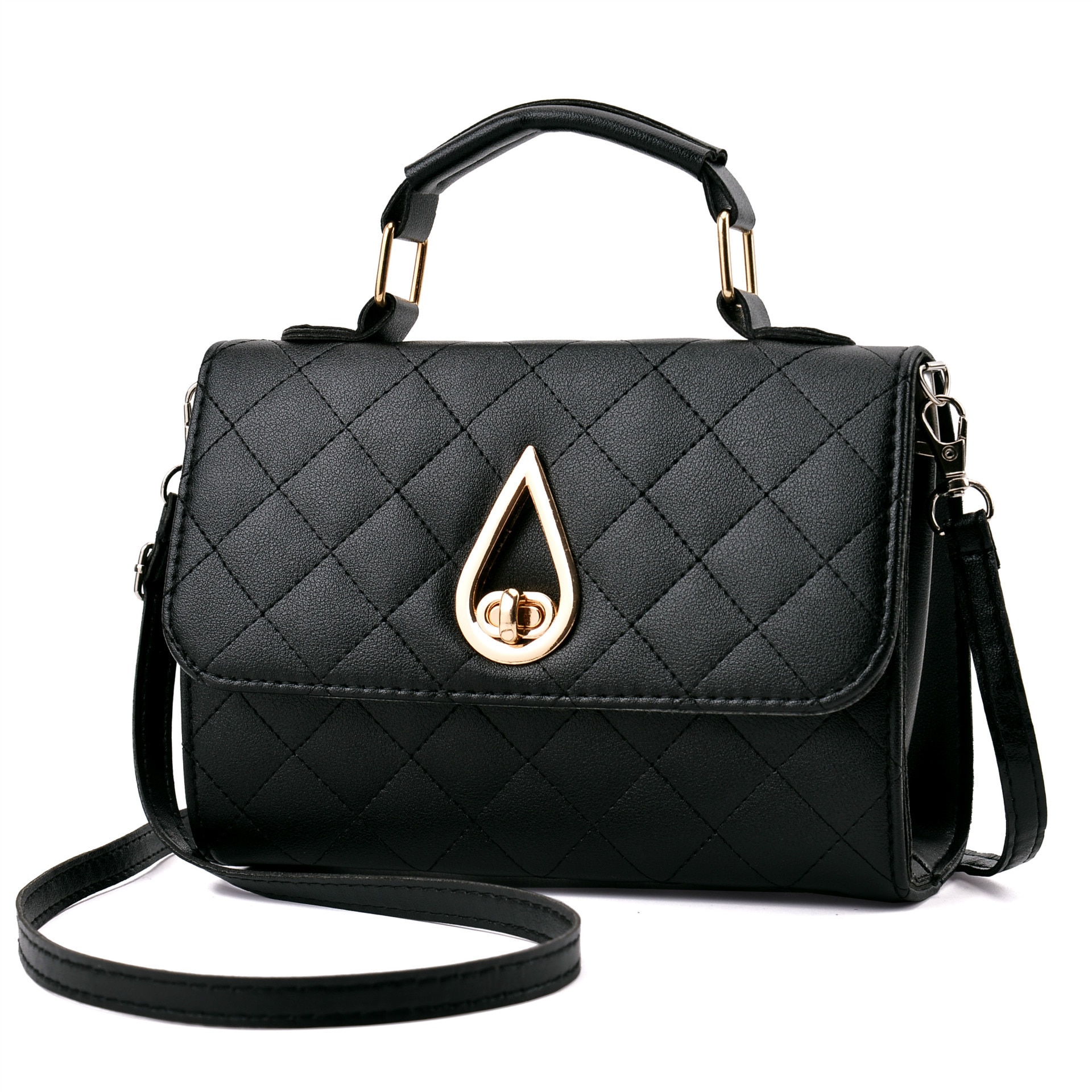 Women's shoulder bag Korean version Messenger red bag water embroidered lattice set clutch female shoulder bag 729