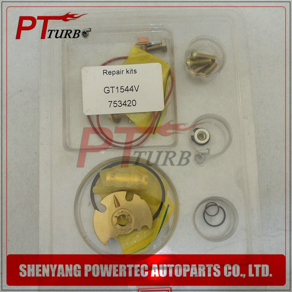 Turbo's rebuild kits GT1544V turbo reparatie kit 753420/750030/740821/0375J7/0375J8 voor Ford Citroen Peugeot Volvo 1.6 HDi