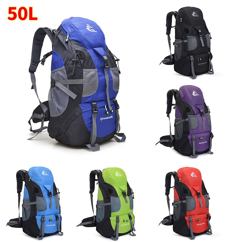 50L Waterproof Ultra Lightweight Hiking Backpack Men Mountain Bags Unisex Outdoor Sport Daypack Travel Climbing Fishing Backpack