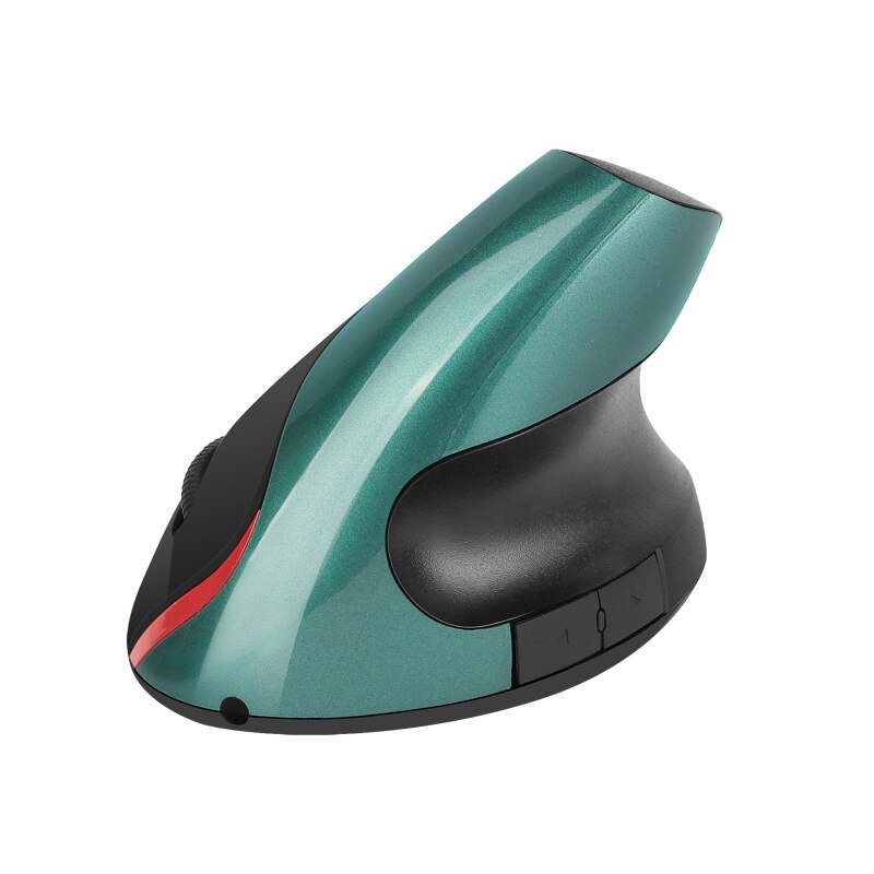 2.4g kabellose mäuse, ergonomisch, vertikal, 5 tasten, gaming-maus, rgb , 1200 dpi, optische mäuse für pc und laptop: Elegantes grün