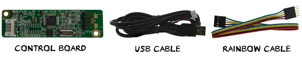 Pantalla táctil USB resistente de 5 cables, 10,4 pulgadas, 4:3, con controlador USB EETI (OB121-5W-EI)