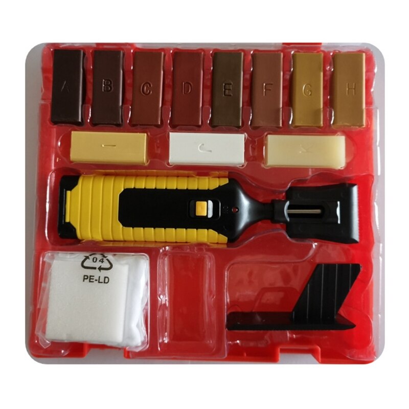 Ceramic Tile Repairing Tool Set Multifunction Household DIY Wooden Floor Crack Fill Tile Surface Repair Kit 37ME