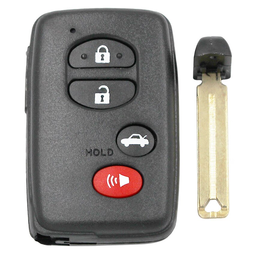 3+1 Button Smart Remote Key Shell Case Fob 2/3/4 Buttons for-Toyota 4Runner Land cruiser Prius Car Key Blank: D