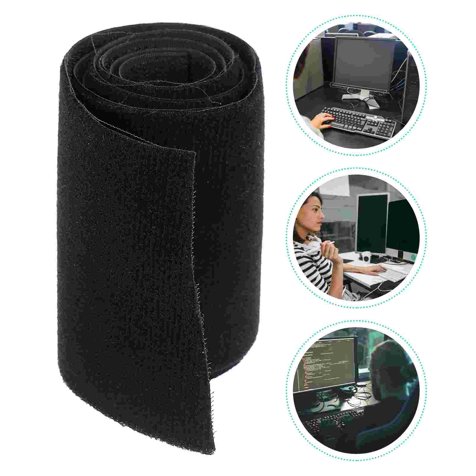 Cable Management Durable Cuttable Reusable Floor Cable Protector Floor Cable Cover Cable Floor Strip