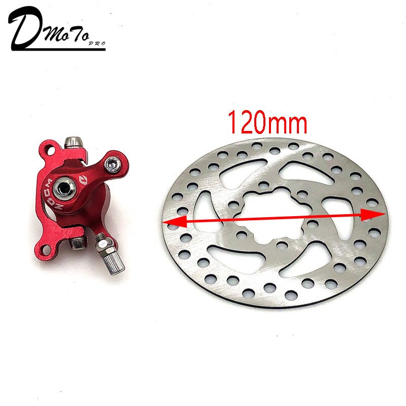 Til zoom skivebremse til el-scooter 10 tommer elektrisk med 140 mm 120mm bremseklodser metal pad bremse rotor cykel dele