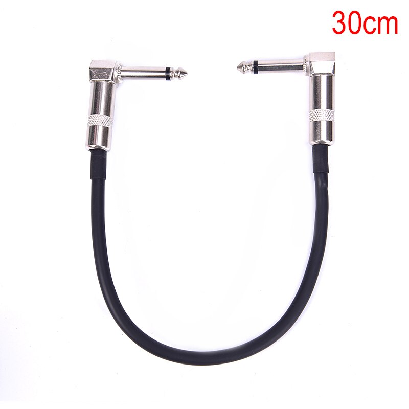 15/20/30 Guitar Patch Cables Right Angle 15/30CM Instrument Cables For Guitar Effect Pedals Guitar Accessories: 30cm