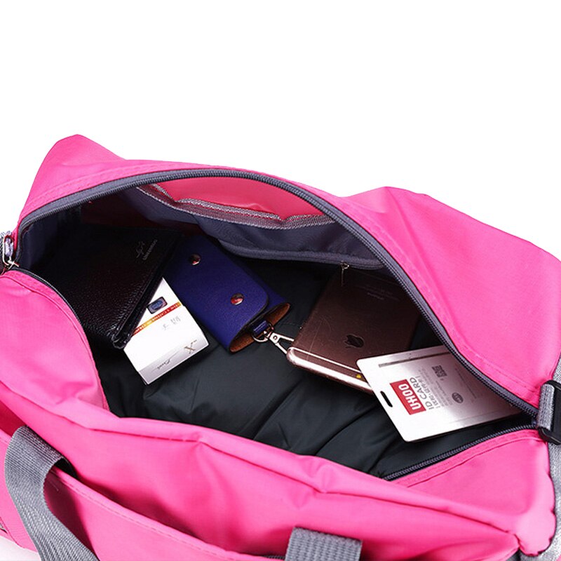 Nylon Sport Gym Bag Outdoor Waterproof women Handbag School Fitness Bag for Men Training Camping Female Yoga Duffel Bag