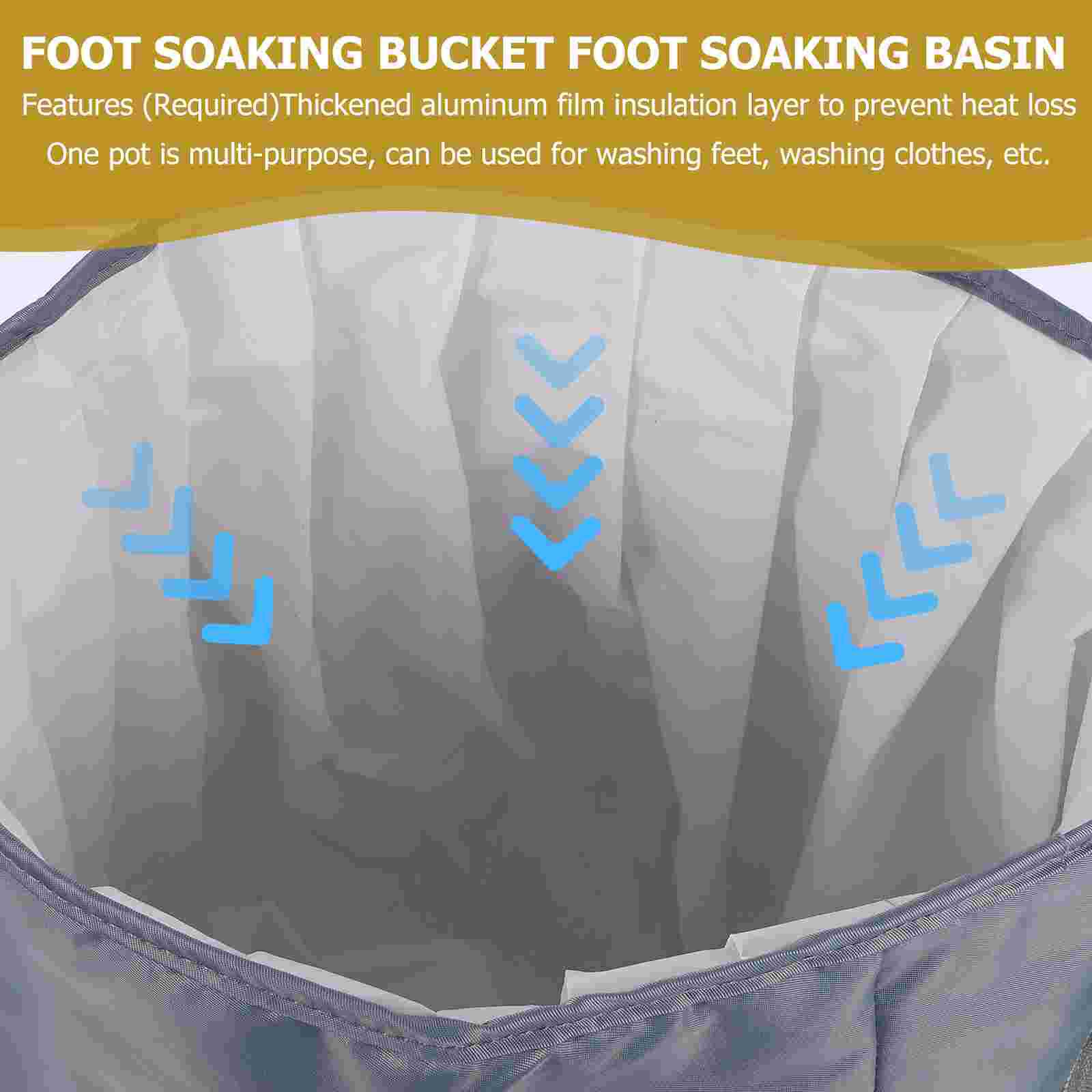 Durable Folding Soaking Bucket Travel Soaking Bucket Portable Soaking Bucket