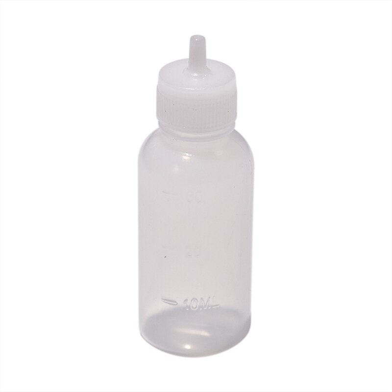 Botella dispensadora de aguja de polietileno transparente, dispensador de resina para soldadura, pasta fundente + 11 agujas, 30ml, 1 Juego