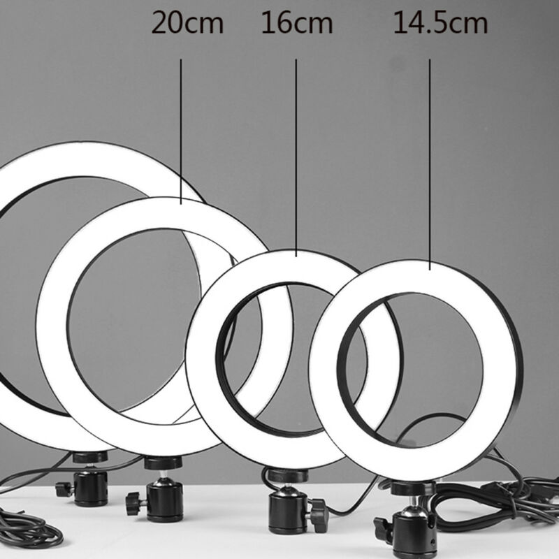USB LED Ring Light Dimmable 5500K Lamp Photography... – Vicedeal