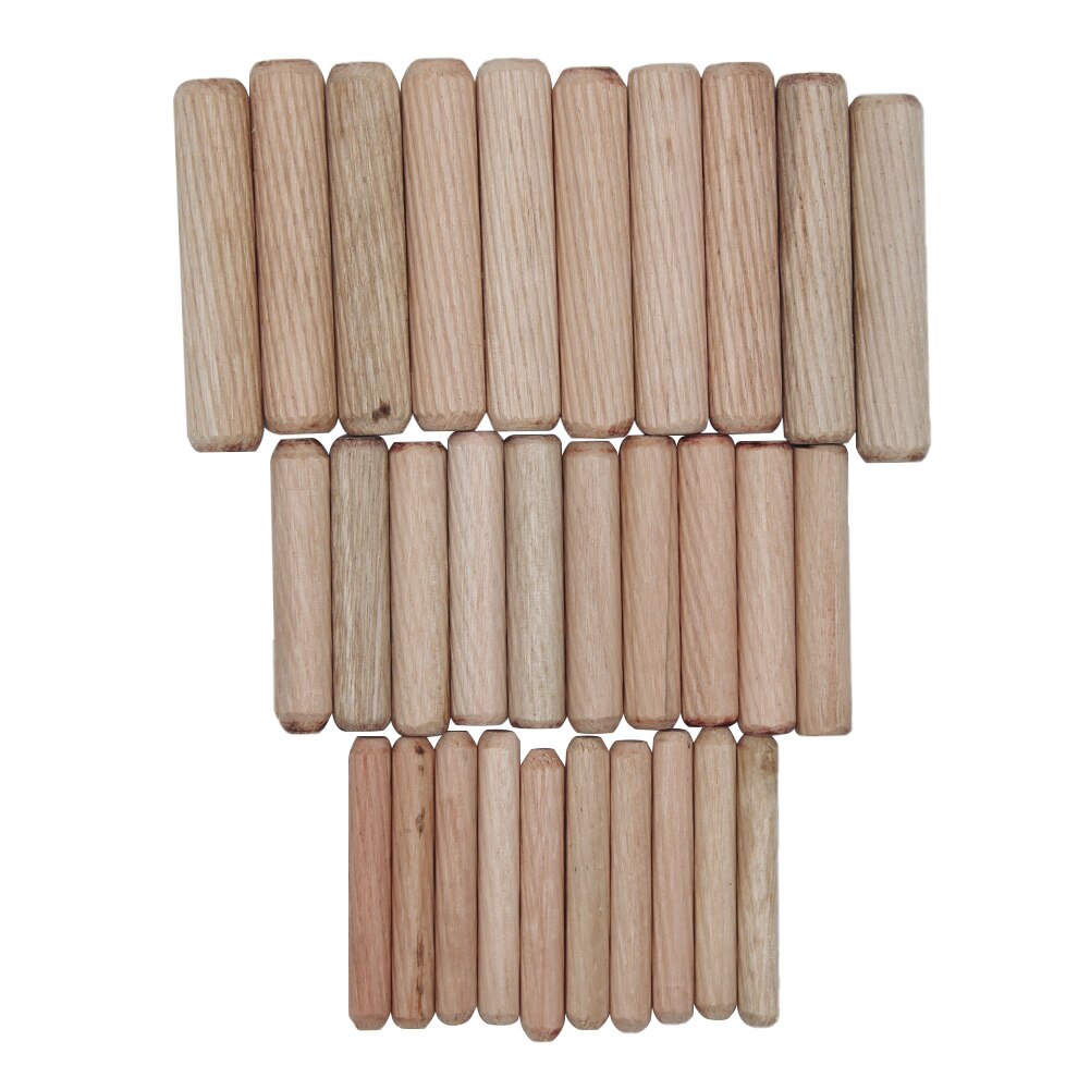 400 pièces/ensemble Durable cannelé bois cheville facile Insertion biseauté extrémités conique maison multifonction droite rainuré broches cylindre bricolage