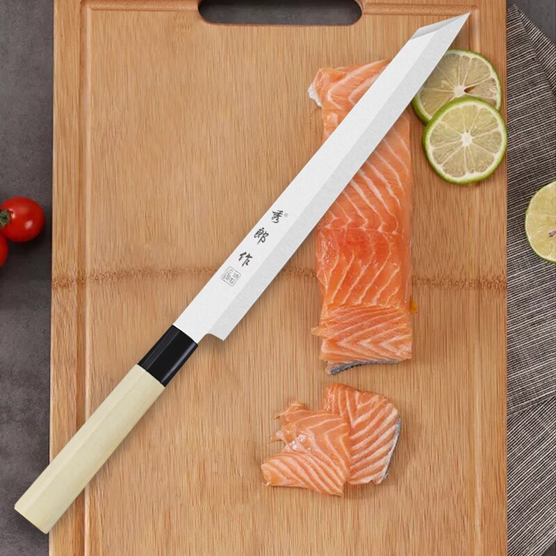Japanese Chef Knife Sashimi Knife Sushi Cooking Knife Sharp Blade Stainless Steel Kitchen Knife Cooking Knife