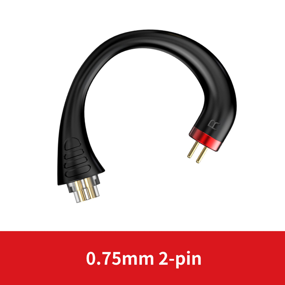 TRN BT20S PRO 2PIN/MMCX Connector HIFI Earphone Cable Bluetooth 5.0 Wireless Ear Hook PIN For TRN BA5 VX V90 BA8 STM T3: Red